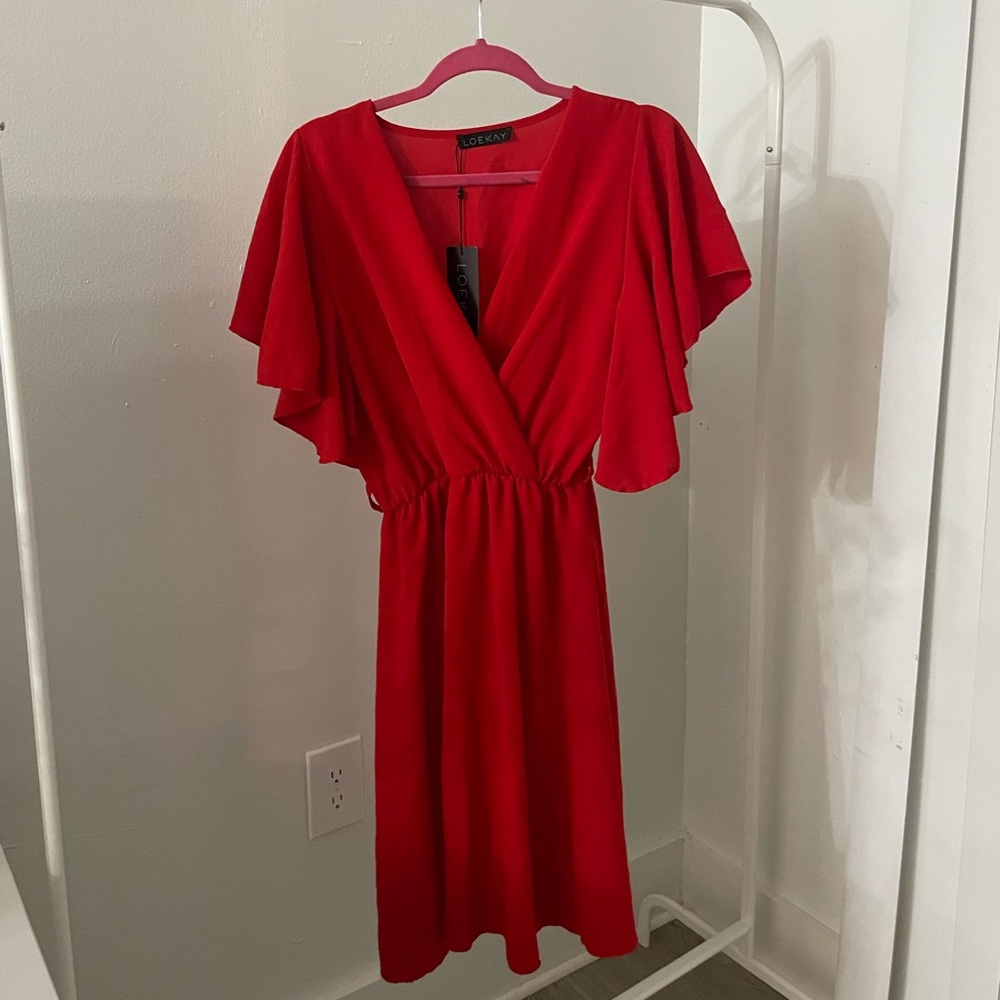 Summer dress Red floaty